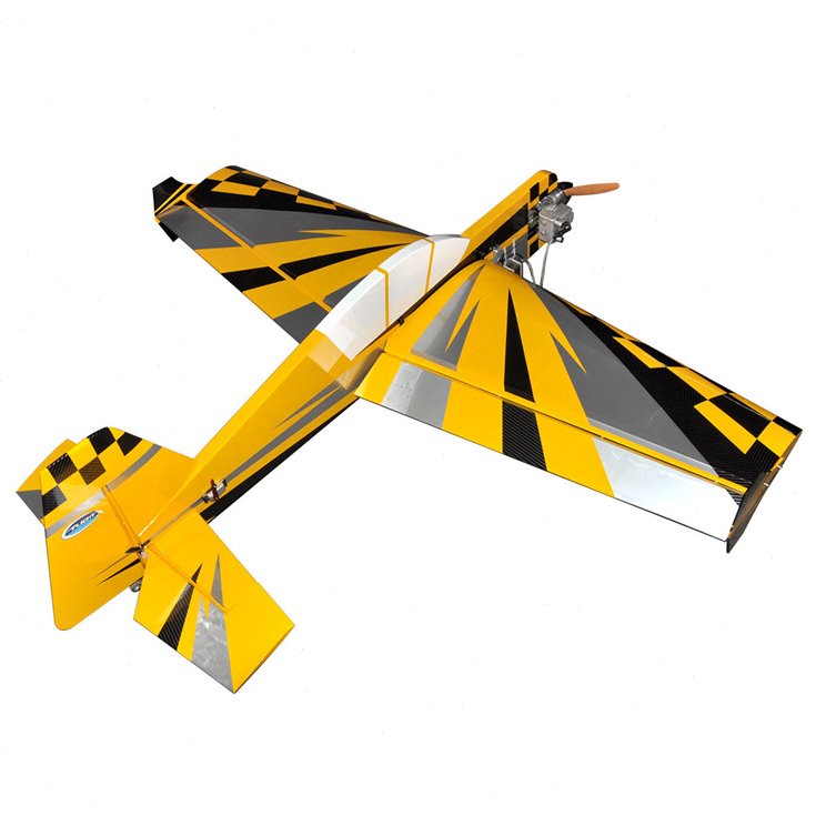 福莱特新款20CC YAK54固定翼汽油板身机 轻木3D飞机遥控飞机