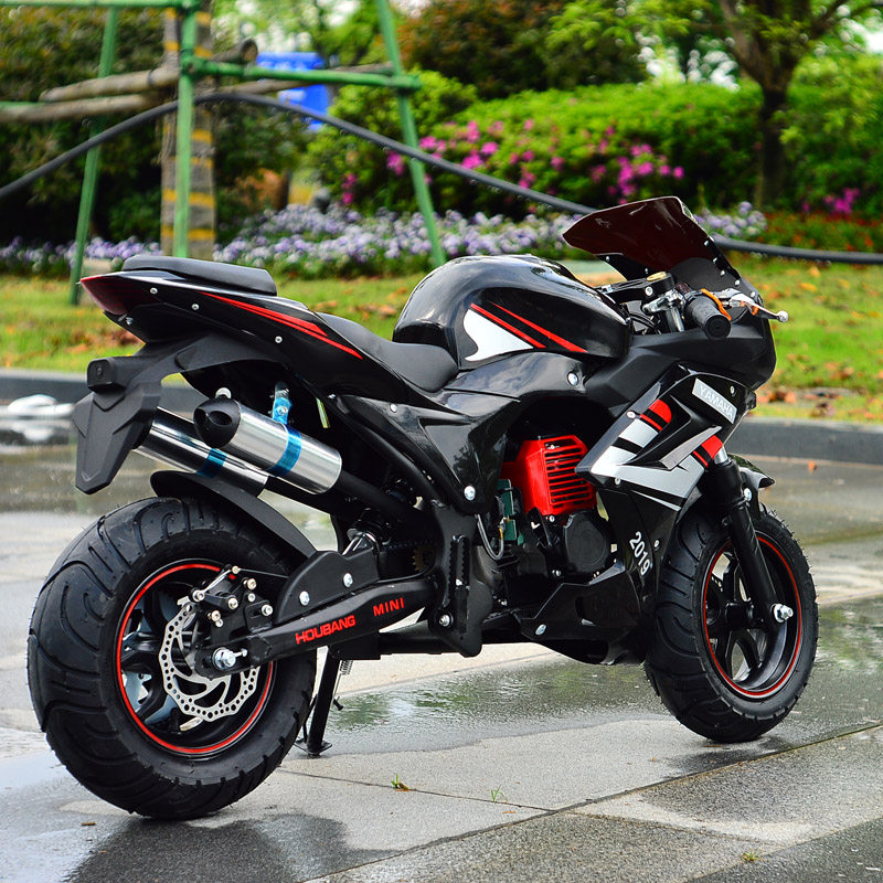 二四冲程中号儿童小型迷你小赛跑车D小摩托机车49cc50燃汽油