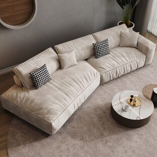 baxter沙发异形客厅布达佩斯转角科技布艺沙发斜角大户型意式极简