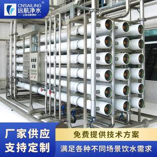 锅炉循环水大型双级反渗透设备反渗透软化水处理食品厂反渗透设备