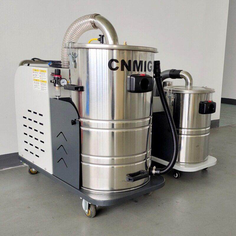 棉絮飞绒吸收大吸力工业吸尘器真空吸取刨花油雾负压吸尘机4KW