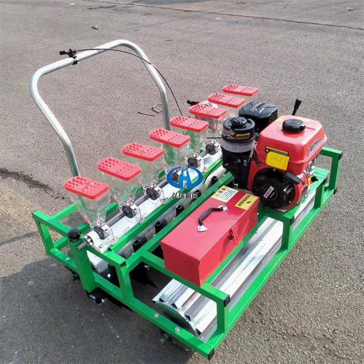 汽油动力手推式播种机多种型号精播机蔬菜药材多用途播种机