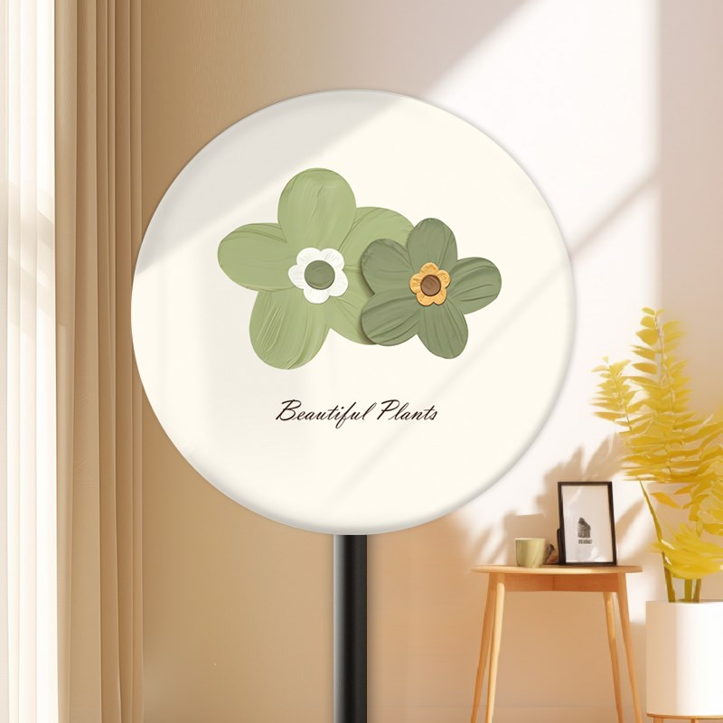 立式电风扇防尘h罩布艺全包大弹力循环扇保护罩家用壁挂扇通用罩