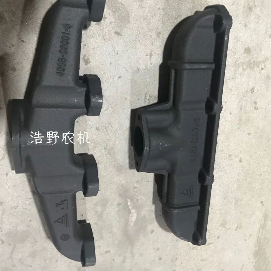 约翰迪尔拖拉机宁波奔野454/484配件新柴490/495/498排气管支管