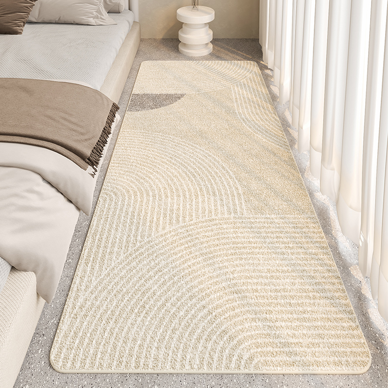 卧室床边地毯客厅日式侘寂风地垫房间耐脏阳O台飘窗垫子长条床边