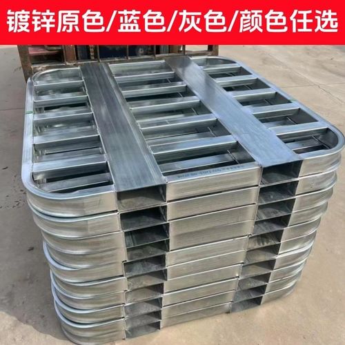 钢制圆角叉c车托盘重型库房仓储垫板装卸货架防潮金属工业铁托盘