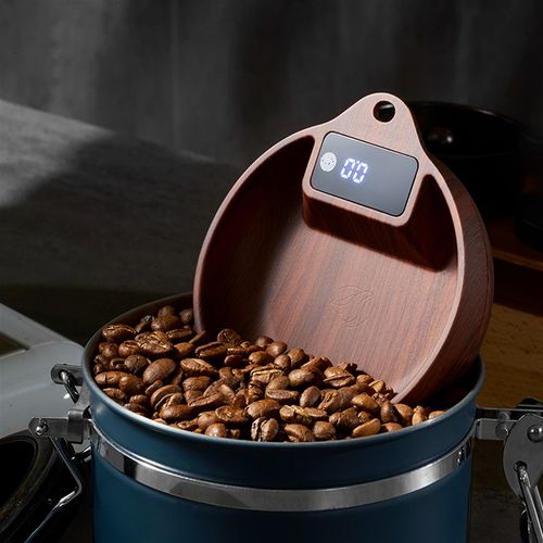 野啡咖啡电子秤豆碟 手冲数字豆碟称意式咖啡称重展示盘咖啡豆碟