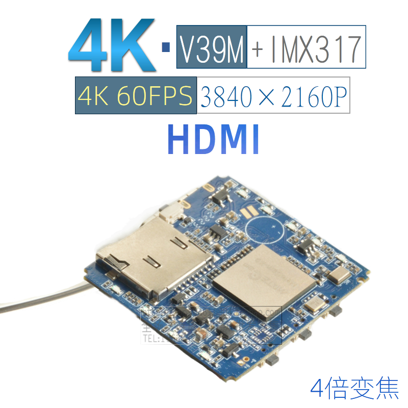 X9航拍4K60帧高清插卡摄像机SONYIMX传感器4倍变焦RTSP推流带HDMI