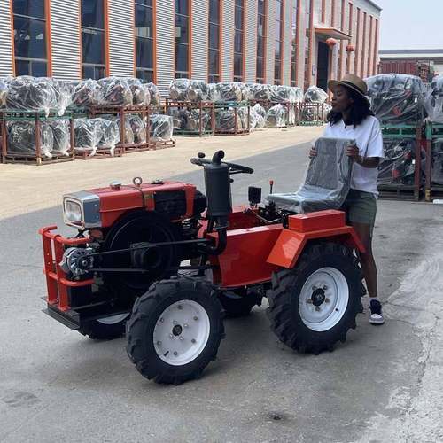 跨境外贸迷你拖拉机微型小型四轮拖拉机头柴油18马力拖拉机