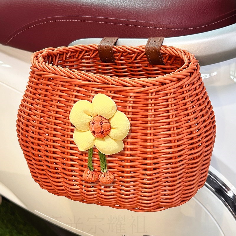 电车后置车筐电动车置o物筐后座架后大容量篮子后车筐后备箱收纳