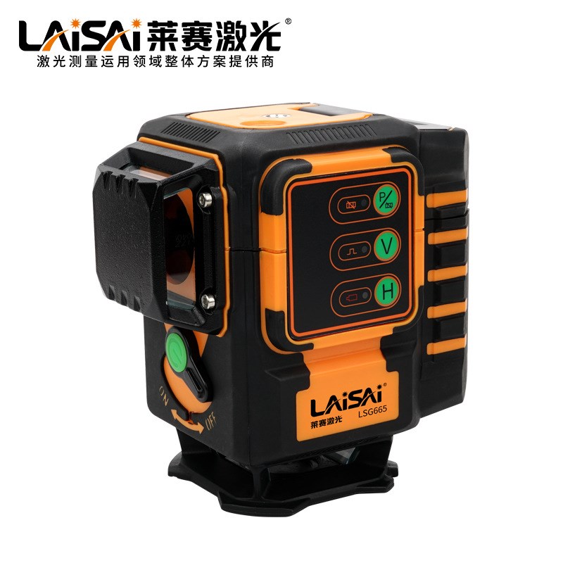 莱赛12线绿光贴地仪高精度高亮度贴墙仪LSG665新款W水平仪墙地仪