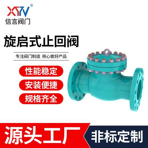 厂家直供H44W-16R铸钢旋启式止回阀定制法兰止逆阀单向阀防倒流