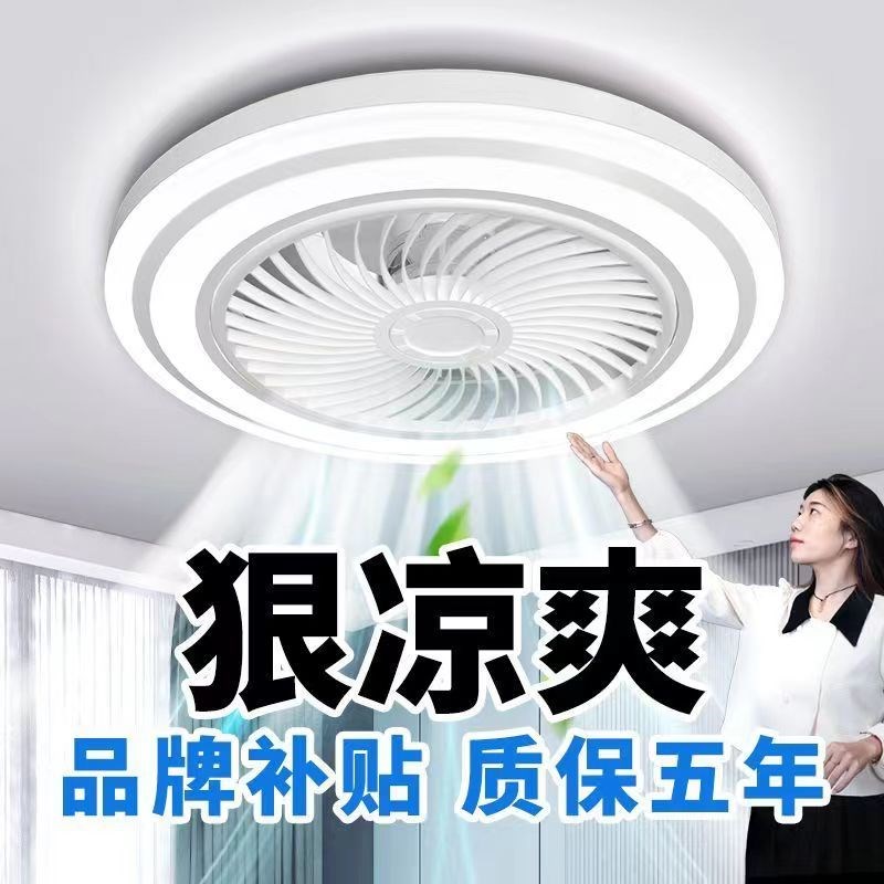 网红款25年轻奢吸顶卧室吊扇灯吊扇D灯卧室灯2025新款带风扇的吸