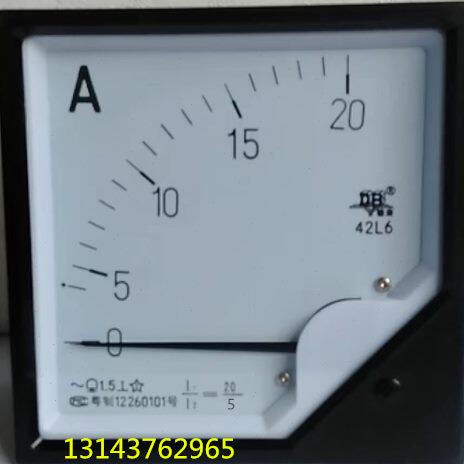DB 德表 交流电流表42L6-20A 30A 50A75A  广东德庆电表制造有限