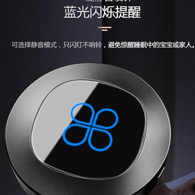 门铃家用无线自发电英规门钟远距离别墅叮咚M老人呼叫器防水门铃