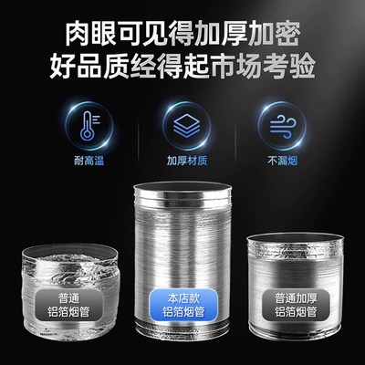 厨房抽油烟机排气管吸油烟机排风管软管15016O0180排风机排烟道管