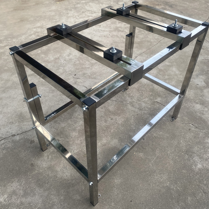 不锈钢中央c空调外机落地架柜机底座加高架空气能立式外机增高防