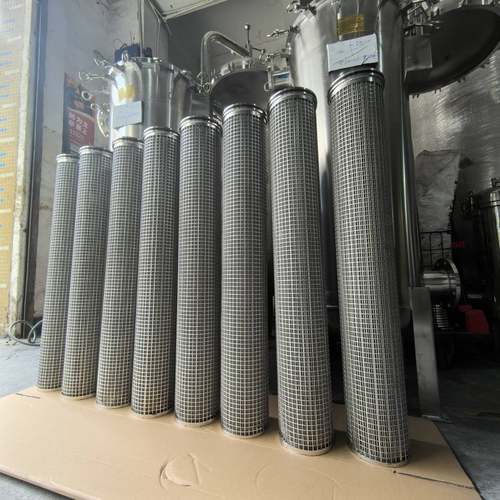 湛蓝纯304/316高温气体粉尘大流量折波滤芯过滤器气固分离过滤