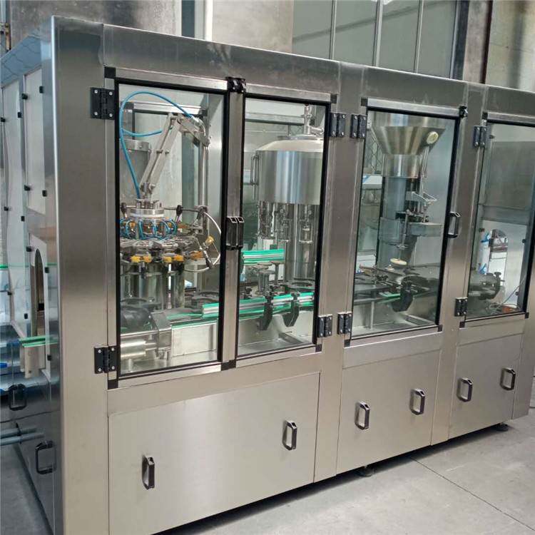 全自动葡萄酒洗瓶灌装打塞三联机/负压灌装原理质量可靠品质保证