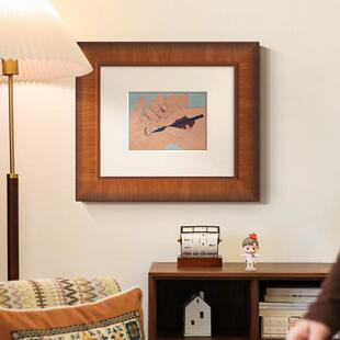 《备忘》法式小众艺术客厅中古风装饰画玄关卧室北欧复古手势挂画