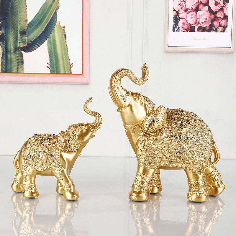 现代艺术太平吉祥大象树脂工艺品摆件家居玄关电视柜动物摆件装饰,纺织面料/辅料/配套,纺织机械配件,淘宝优惠券,粉丝福利购,淘宝优惠卷