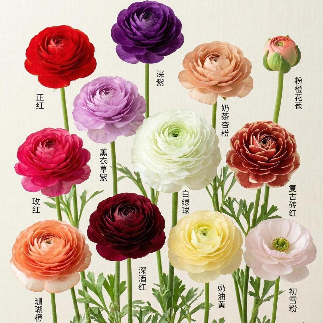 【带芽发货】花毛茛种球根进口重瓣洋牡丹花苗阳台盆栽庭院地栽