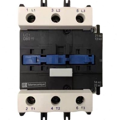 主接触器LC1D80 Telemecanique LC1-D8011 220V 电梯抱闸运行交流