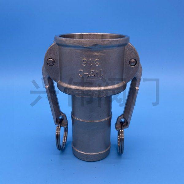 304不锈钢快速接头 气管油管水管接头 化工接头 C型快接