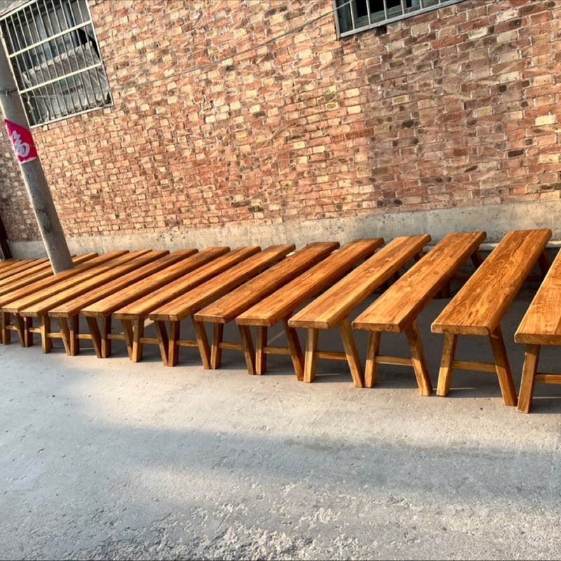 老榆树桌复古茶几实木桌桌A餐桌餐桌酒吧长桌阳台桌民宿家