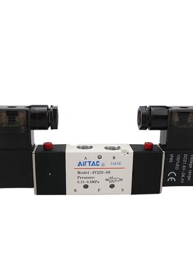 4V220-08三位五通电磁阀双电控4V230/130C/330C/430C-08-10