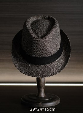 【复古绅士帽子合集】样板间男女帽小香风优雅爵士礼帽衣帽间摆件