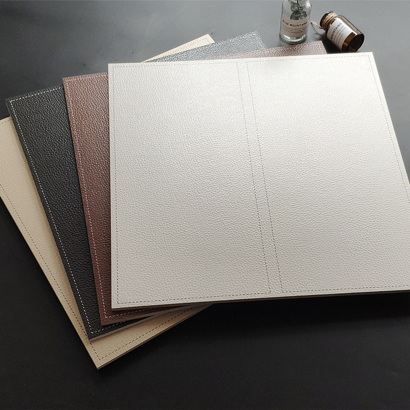 皮纹瓷砖600X600客厅卧室防滑地砖E 仿布纹砖皮革厨房卫生间仿古