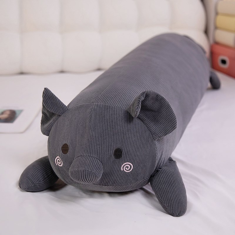 猪猪长条抱枕女生睡觉专t用孕妇床上侧睡夹腿玩偶圆柱靠枕男生枕