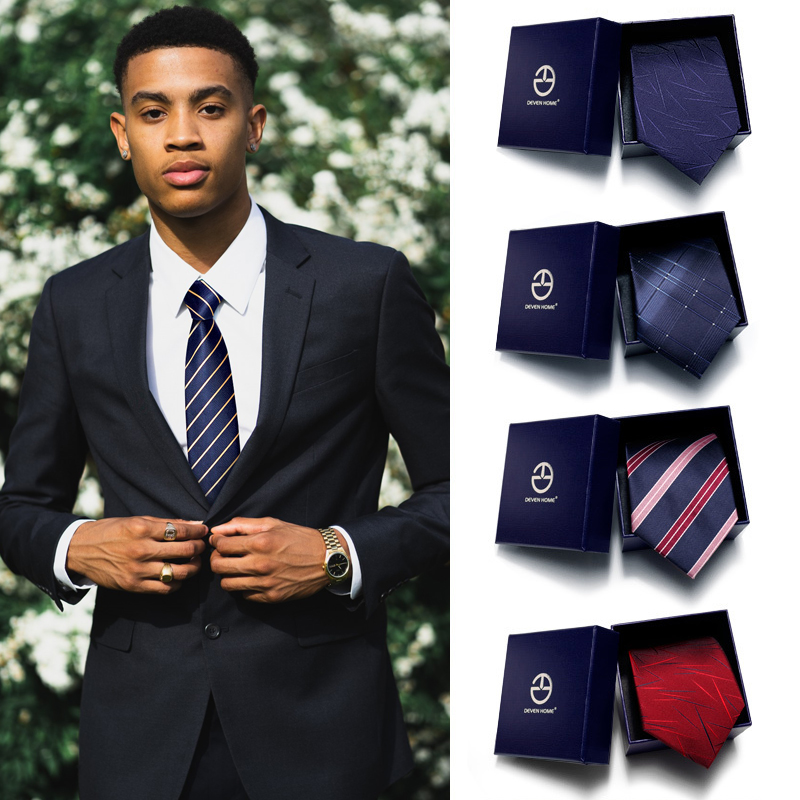 领带男正装商务拉链式p手打懒人红色黑色潮西装结婚新郎免打结条