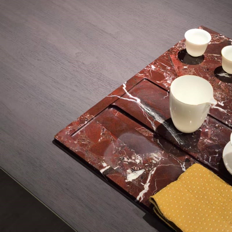 新中式实木茶桌胡桃木简t约现代家用客厅大板餐桌书桌一体办公茶