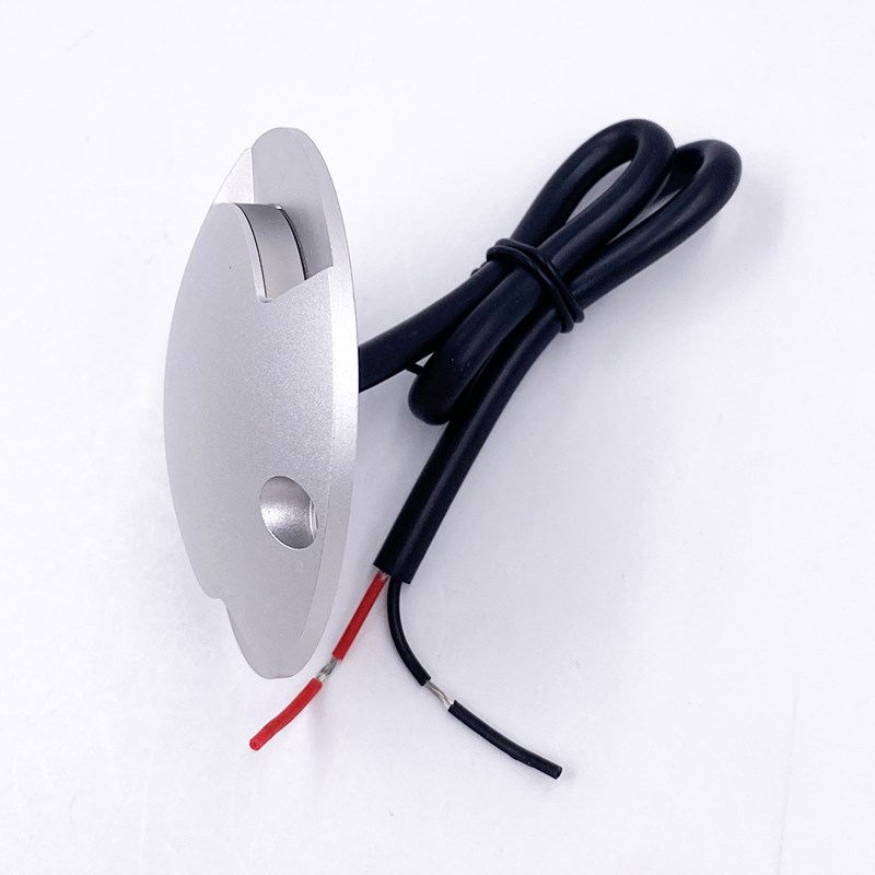 户外防水侧透光24Vled射灯明装免开孔地脚灯台阶灯木桥栈道贝壳灯