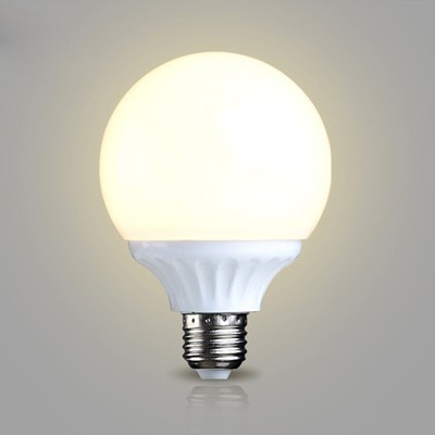 E27LED大螺口 龙珠灯泡光头强 白光暖光9瓦三色变光球泡节能灯泡