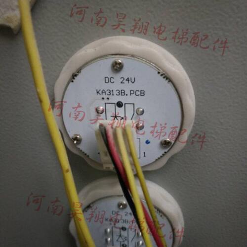 电梯配件 电梯按钮KA313B.PCB 蓝光带盲文 DC24V 全新现货