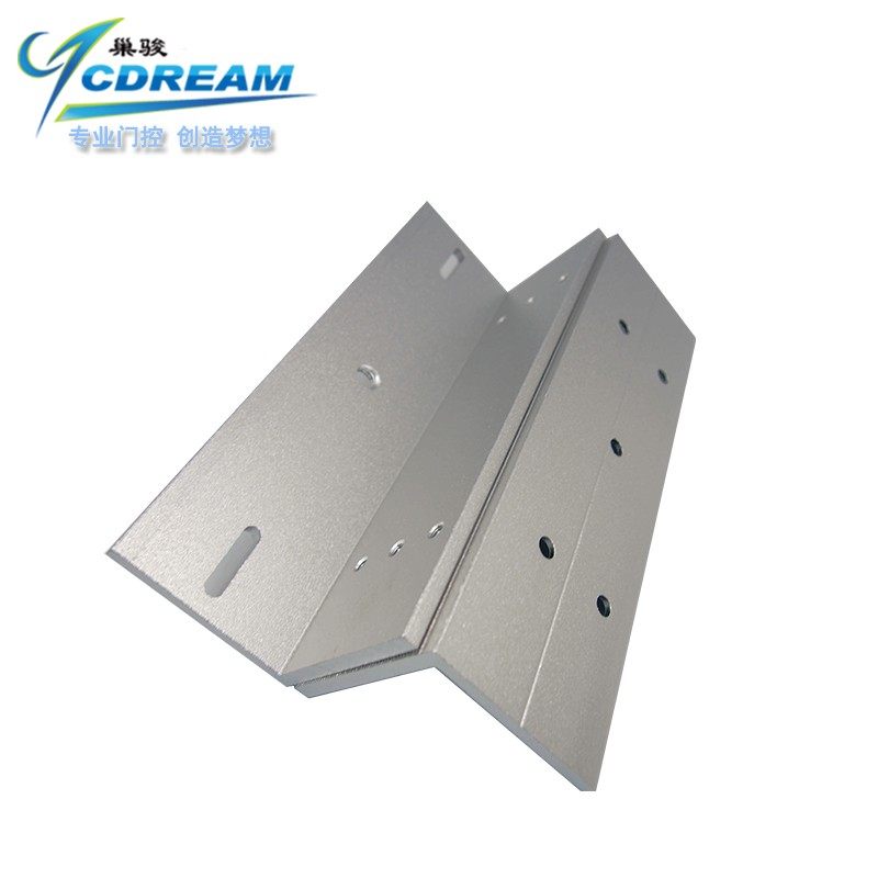 磁力锁ZL支架 LC  玻璃门U 锁配件 铁门木门内开 外开