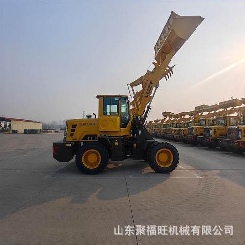 养殖场抓草抓木机四驱液压矮脚虎铲车搅拌装粮食加长臂装载机