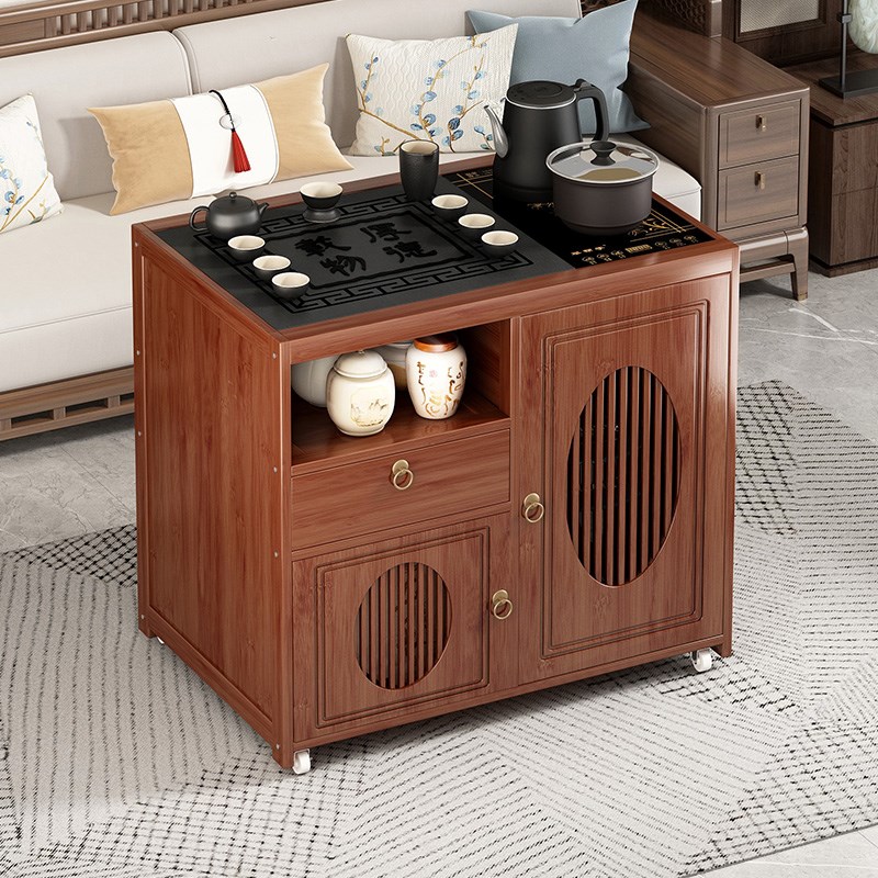 茶桌非实木茶几客厅家用泡茶桌子新中式沙发边几多功能茶台小推车