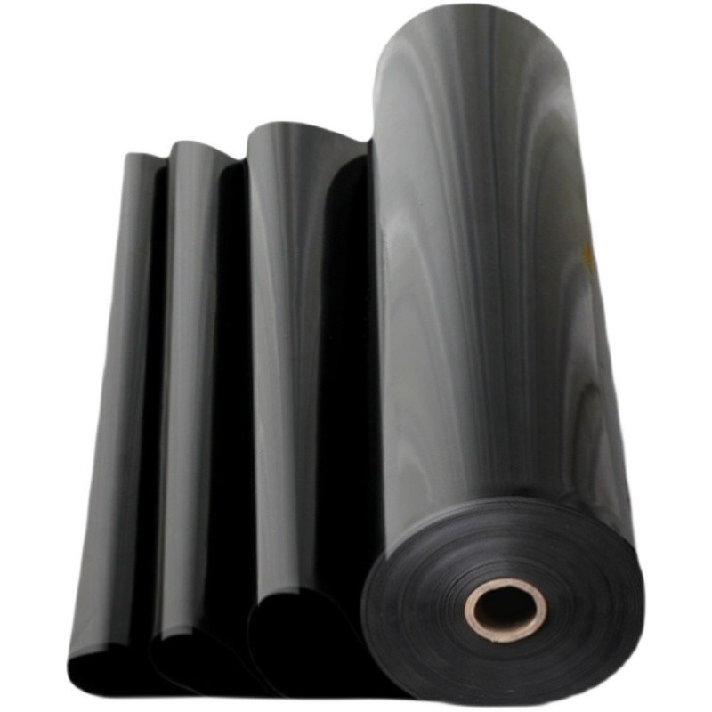 鱼塘防渗膜防水布土工膜鱼池藕池蓄水池防漏养殖加厚黑色塑料地膜