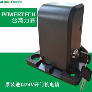 进口力碁24V智能电动直臂电机电插锁庭院大门双开门电控地插锁