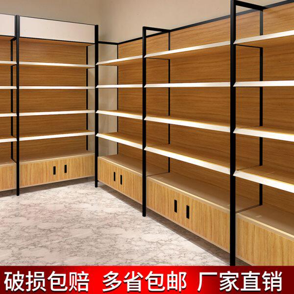 带灯箱地柜超市货架母婴店文具店便利店货架上下随意调节店面货架