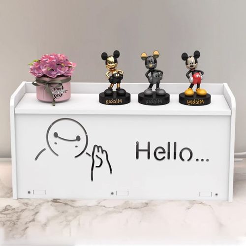 电线收纳盒插排插座桌面整理盒插线板电源线数据线充电器遮挡神器