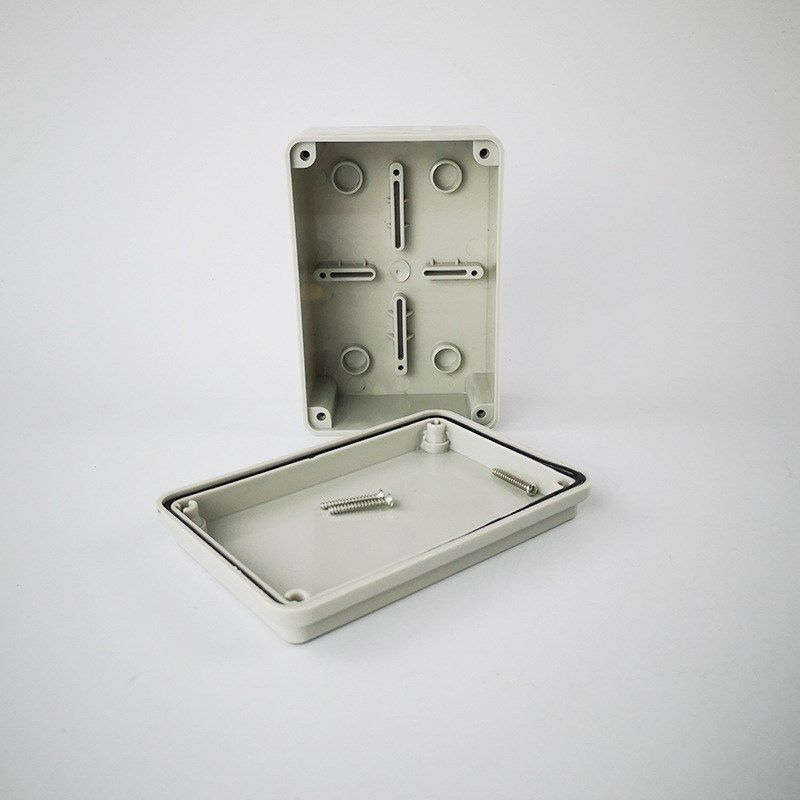 120*80*50mmABS塑料防水接线盒带卡槽 室内外开关电源端子盒