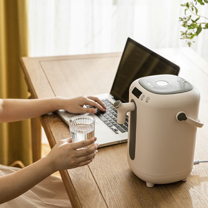 小熊电热水瓶家用开水壶不锈钢智能保温一体电烧水器壶恒温大容量