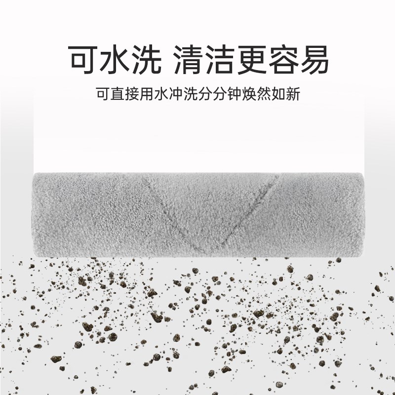 适配云鲸逍遥002AI扫地机器人配件滚边刷拖布尘袋滤网清洁液耗材