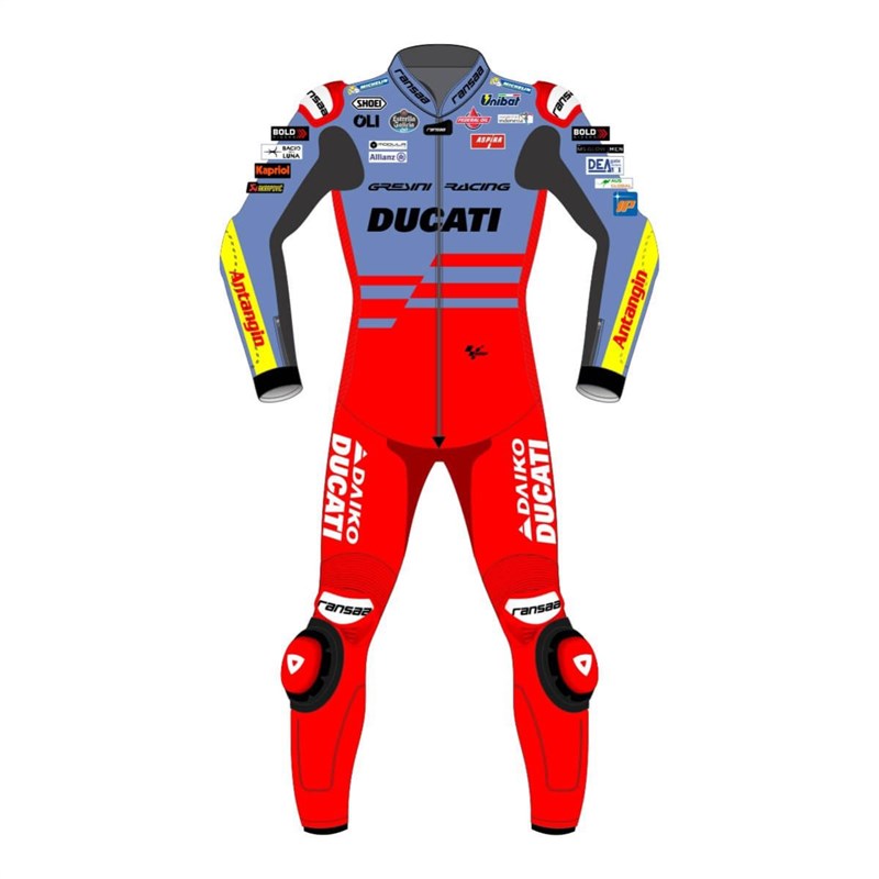 个性定制设计机车骑行服连身两件式赛车服非a星丹尼斯机车皮衣