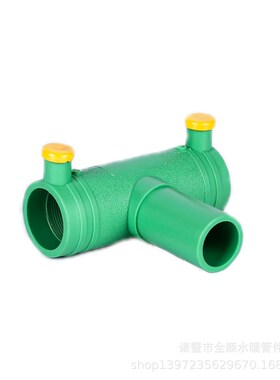 PPR电熔管件绿色冷热水接头110直接160弯头200法兰异径三通大小头
